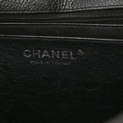 Chanel Caviar Quilted Jumbo Single Flap Black 7 of 13