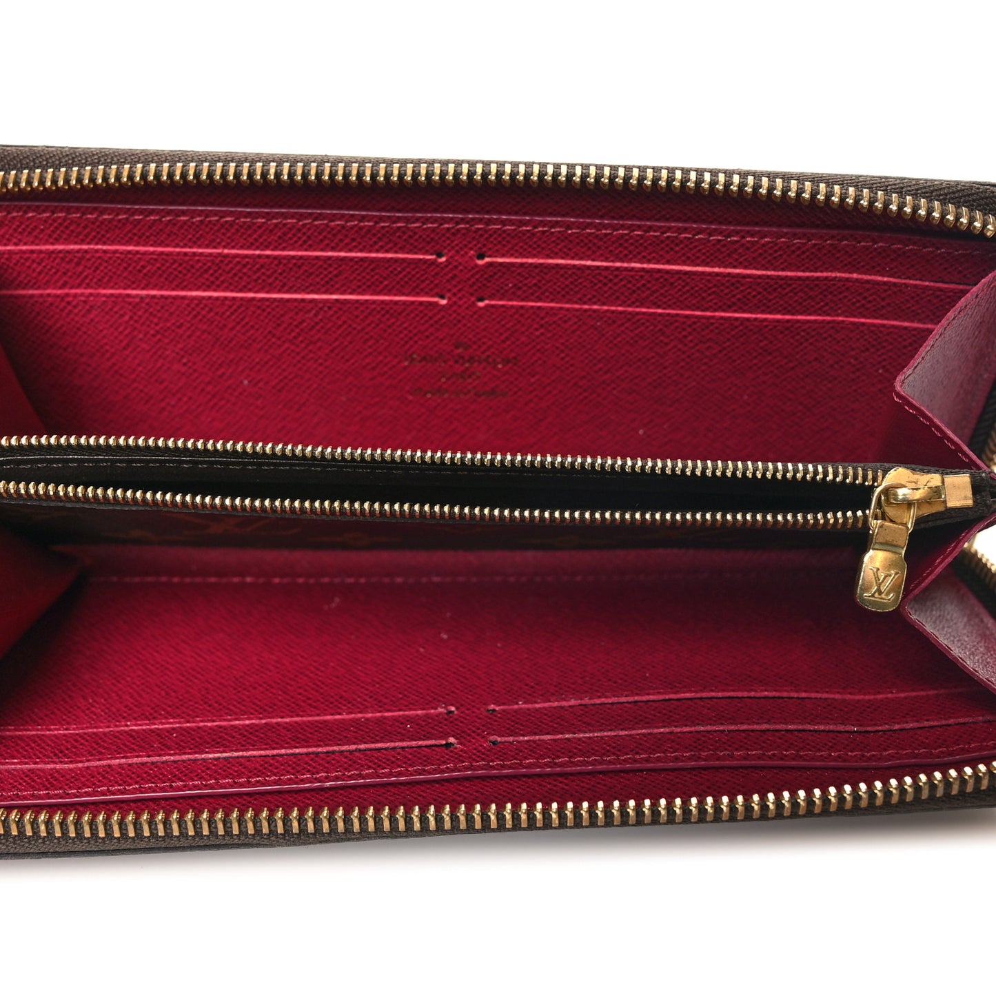 Monogram Clemence Wallet Fuchsia