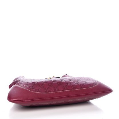 Gucci Guccissima Medium Jackie O Bouvier Hobo Purple 4 of 7