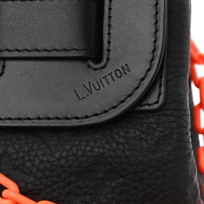 Louis Vuitton Taurillon Monogram Steamer PM Black 9 of 16