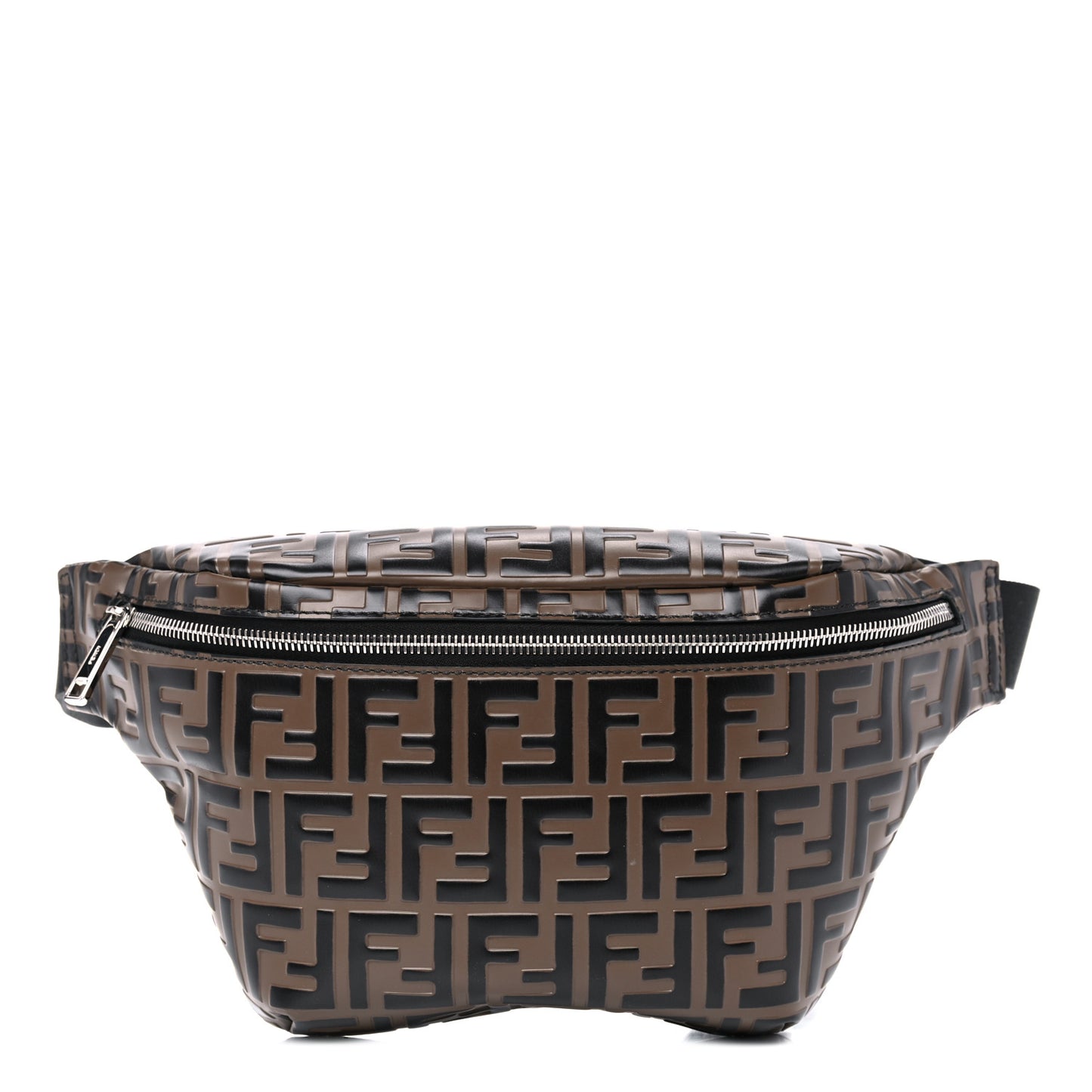 Vitello Century Bi-Color FF 1974 Embossed Belt Bag Maya Black