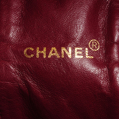 Chanel Lambskin Quilted Large Cosmetic Case Black 6 of 8