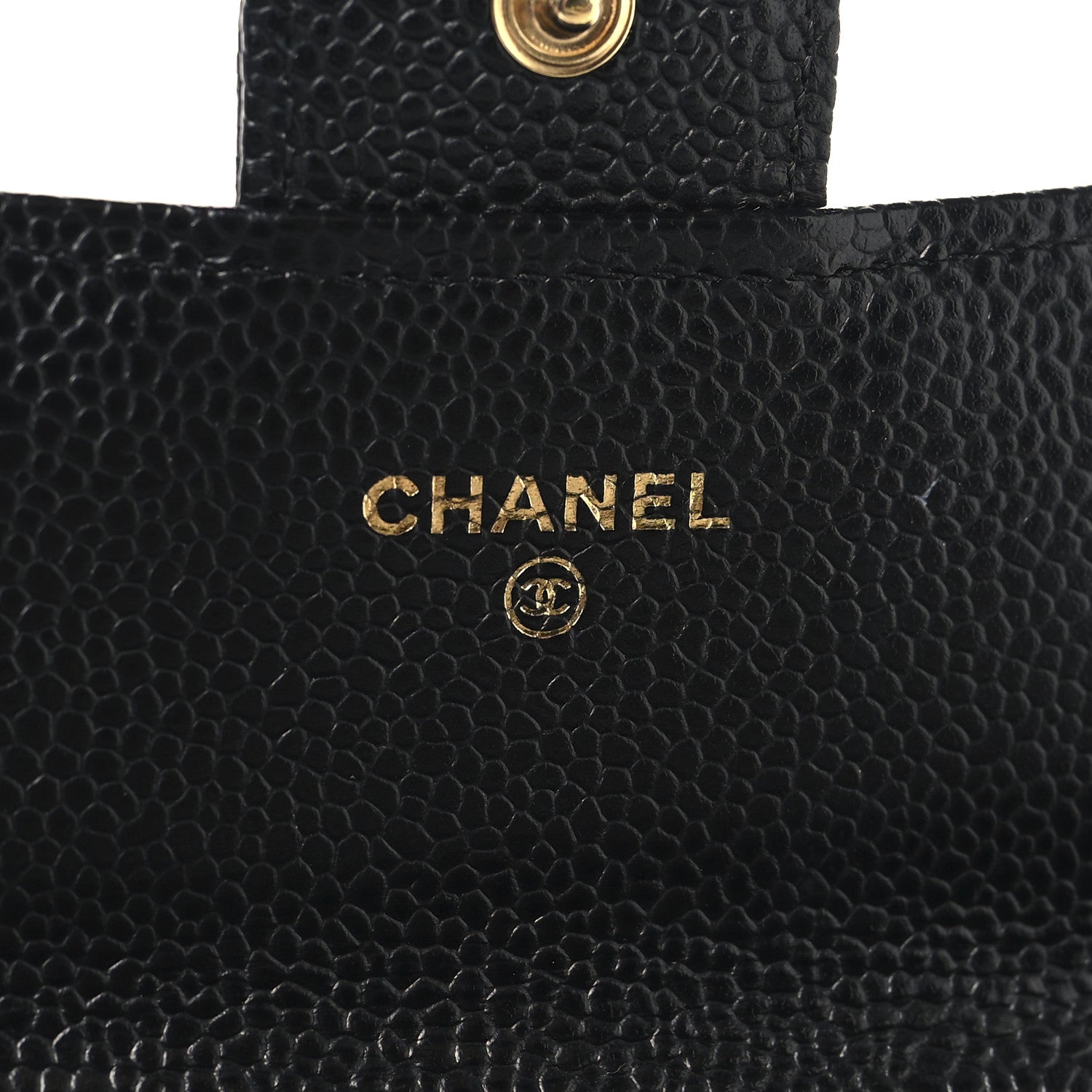 Chanel Caviar Quilted Large Gusset Flap Wallet Black 6 of 8