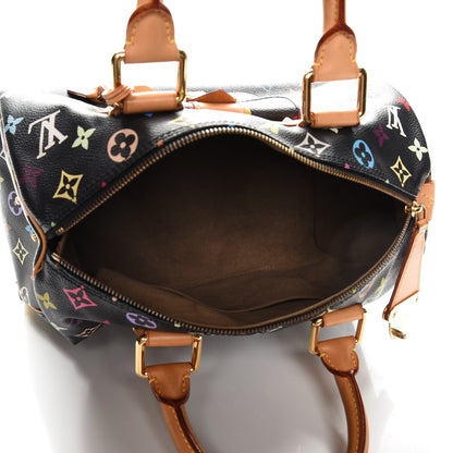 Louis Vuitton Monogram Multicolor Speedy 30 Black 5 of 10