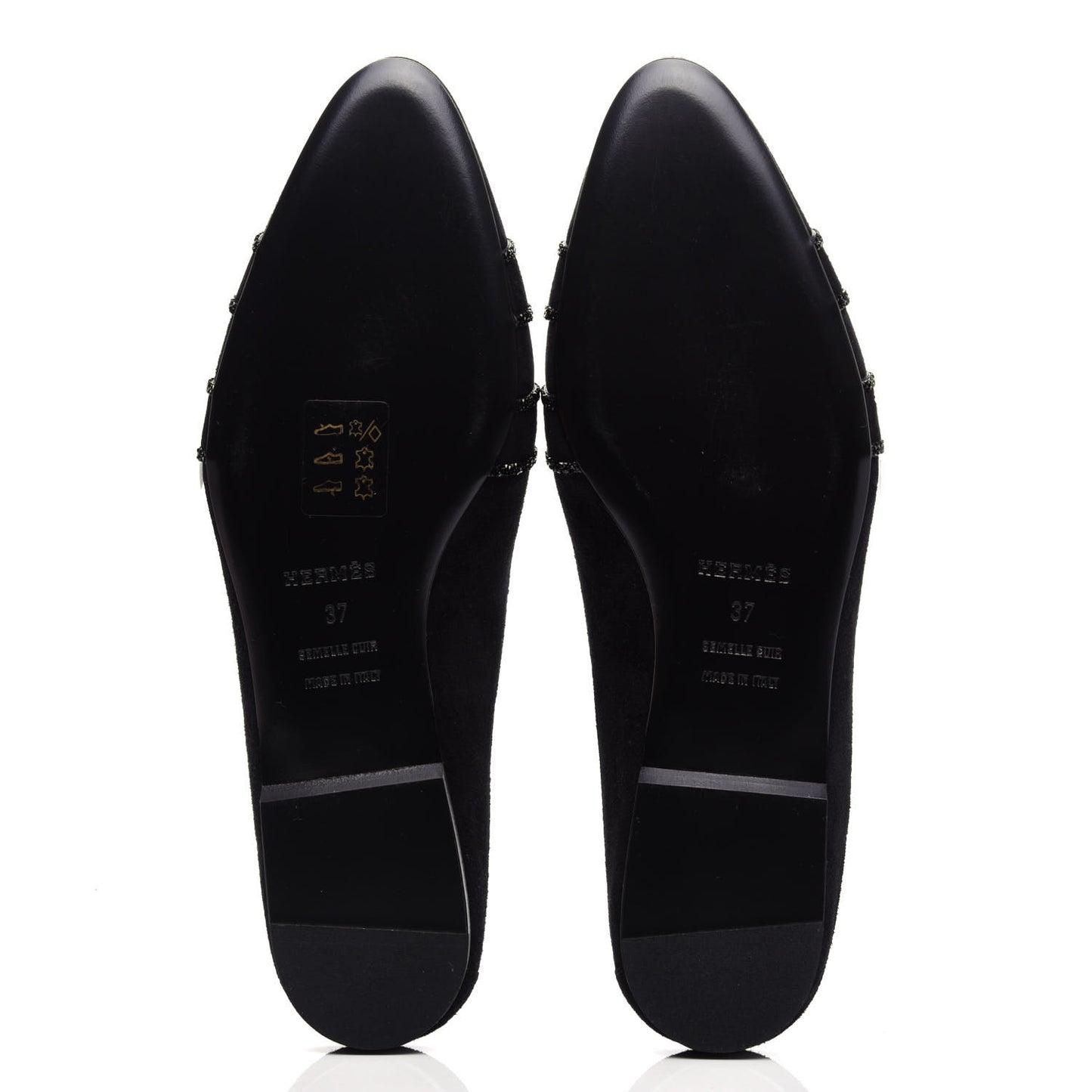 Suede Goatskin Rhinestone Roxane Mules 37 Black