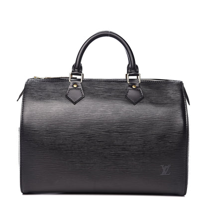Louis Vuitton Epi Speedy 30 Black 1 of 14