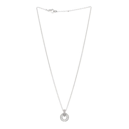 Bulgari 18K White Gold Diamond BVLGARI BVLGARI Pendant Necklace 3 of 5