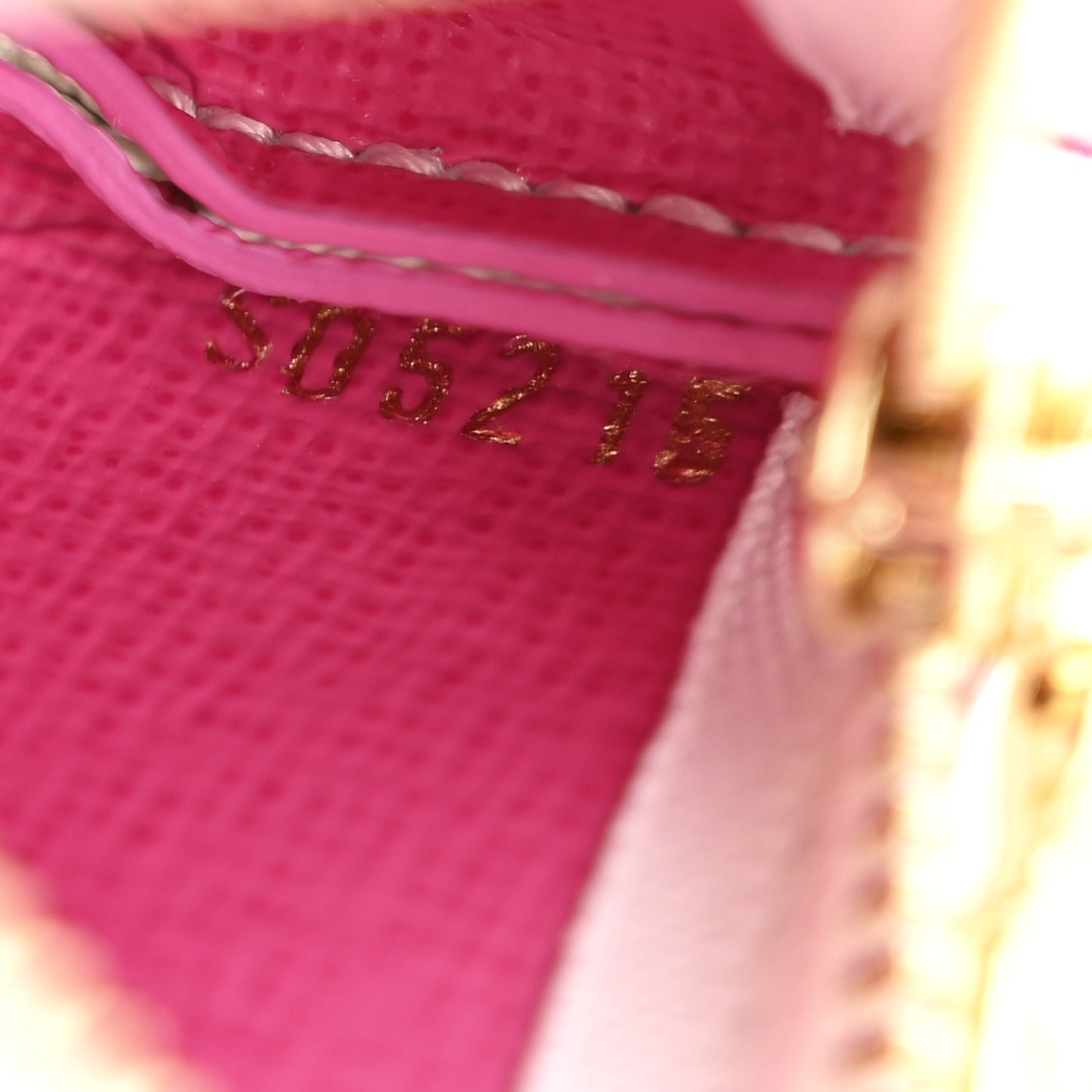 LV X TM Monogram Multicolor Key Pouch White