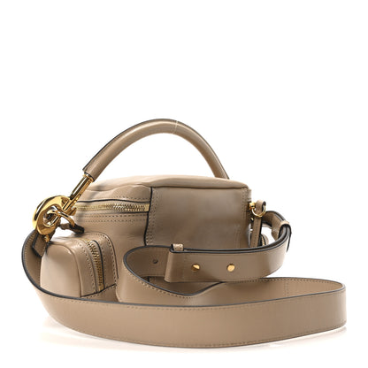 Chloe Shiny Buffalo Small Double Carry Camera Bag Mushroom 3 of 9