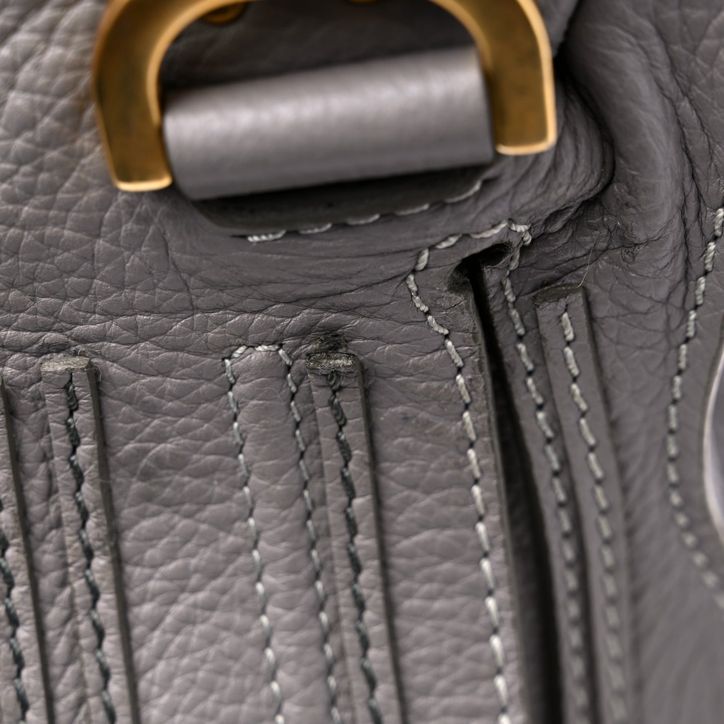 Calfskin Medium Marcie Satchel Cashmere Grey