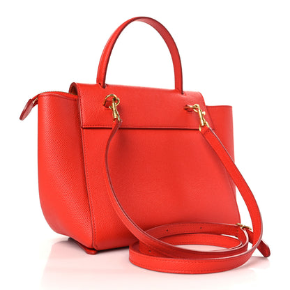 Celine Grained Calfskin Nano Belt Bag Carnelian 3 of 9