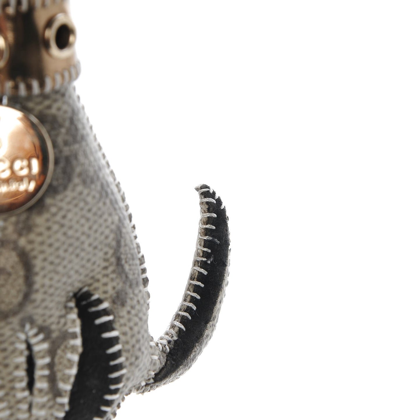 GG Supreme Monogram Dorothy Greyhound Key Charm