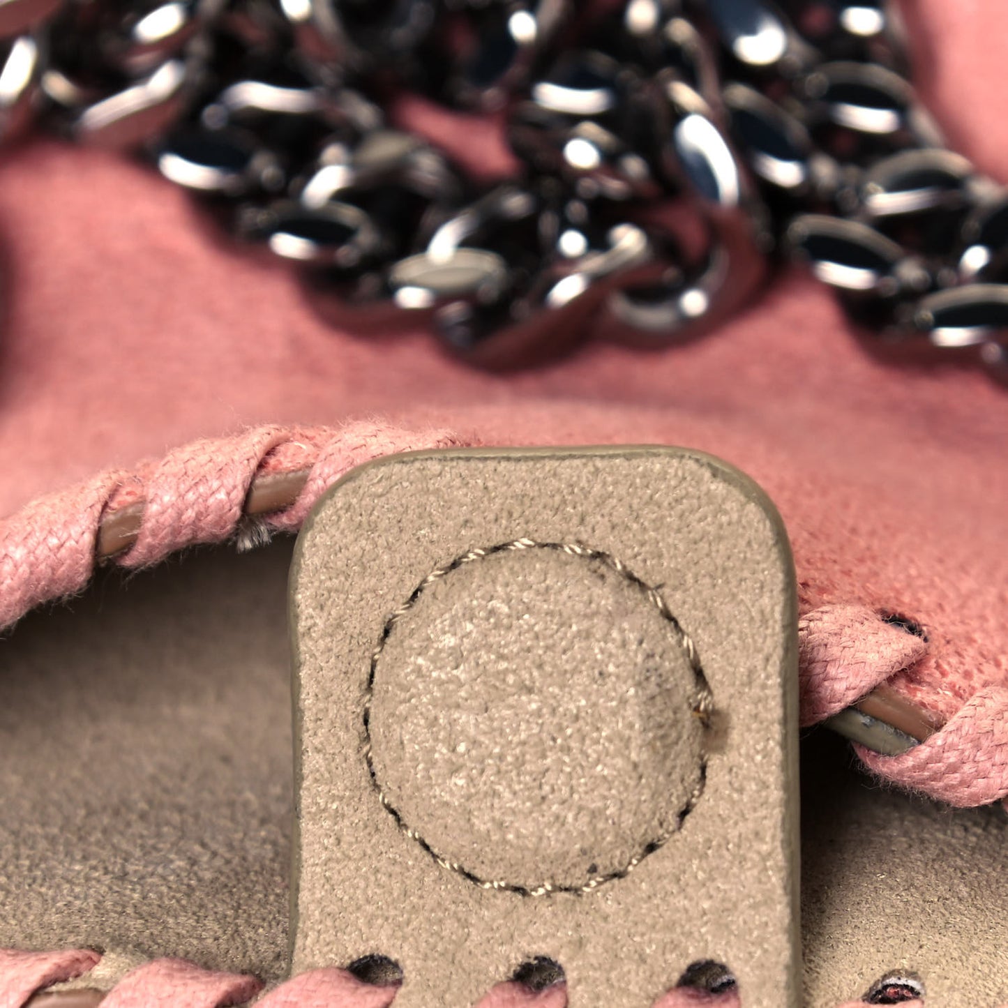 Shaggy Deer Falabella Reversible Mini Fold Over Tote Pink