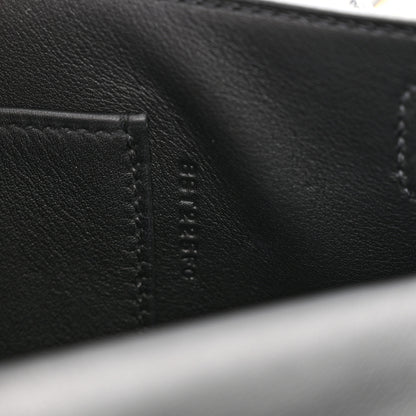 Hermes Swift Kelly Cut Clutch Pochette Black 7 of 11