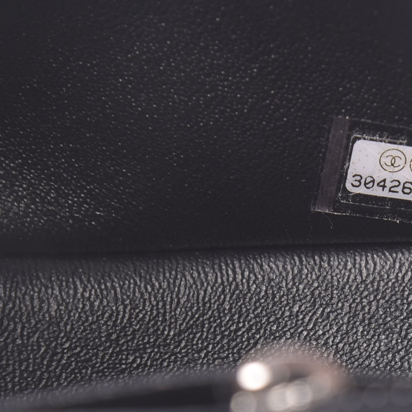 Lambskin Quilted Mini Rectangular Flap Black