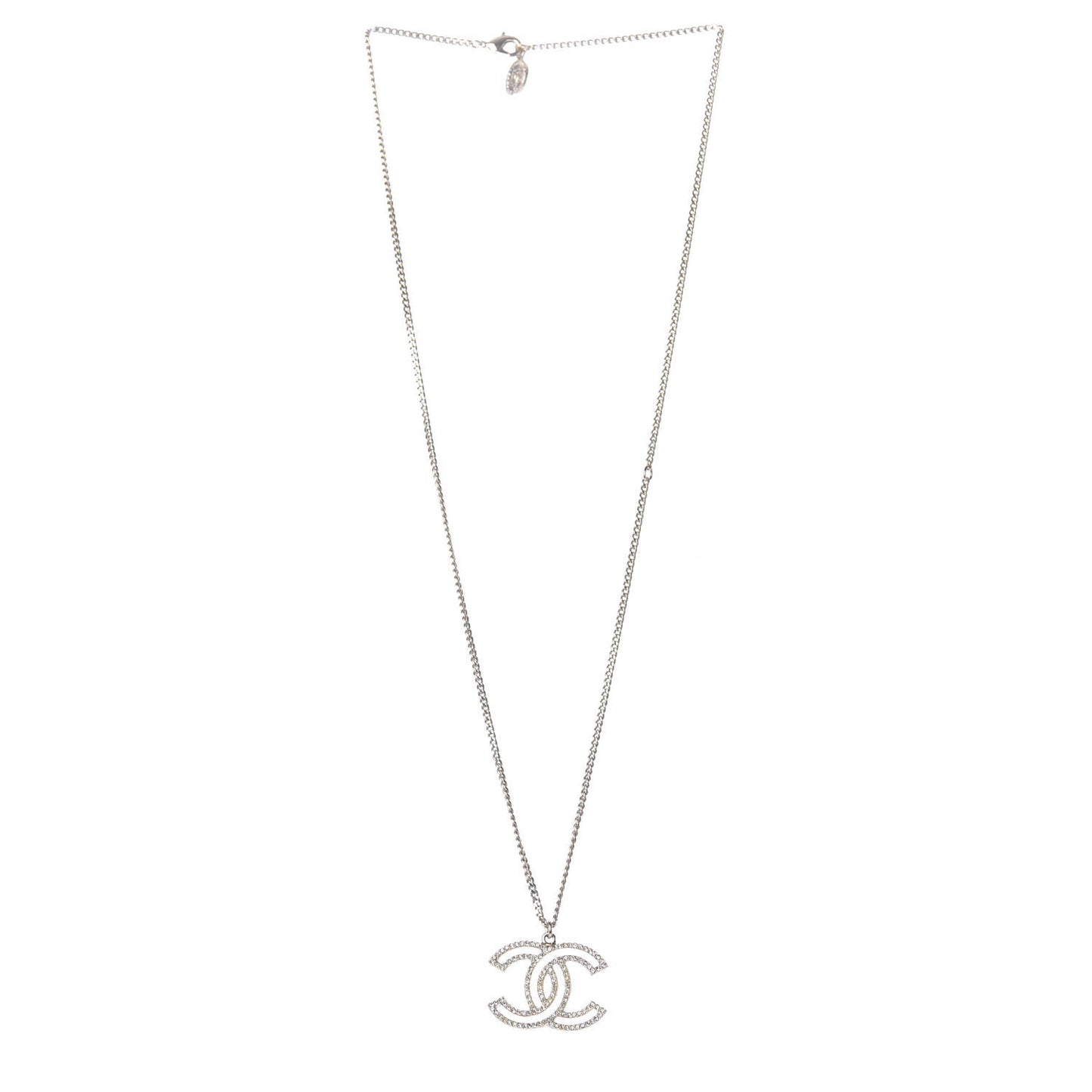 Crystal CC 100 Anniversary Necklace Gold