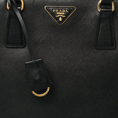 Prada Saffiano Lux Medium Tote Black 9 of 12