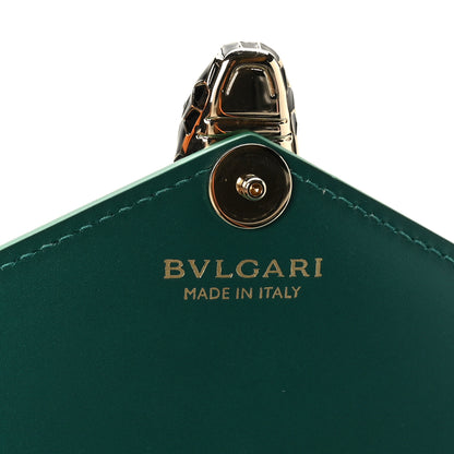 Bulgari Calfskin Serpenti Forever Wristlet Wallet Emerald Green 6 of 8