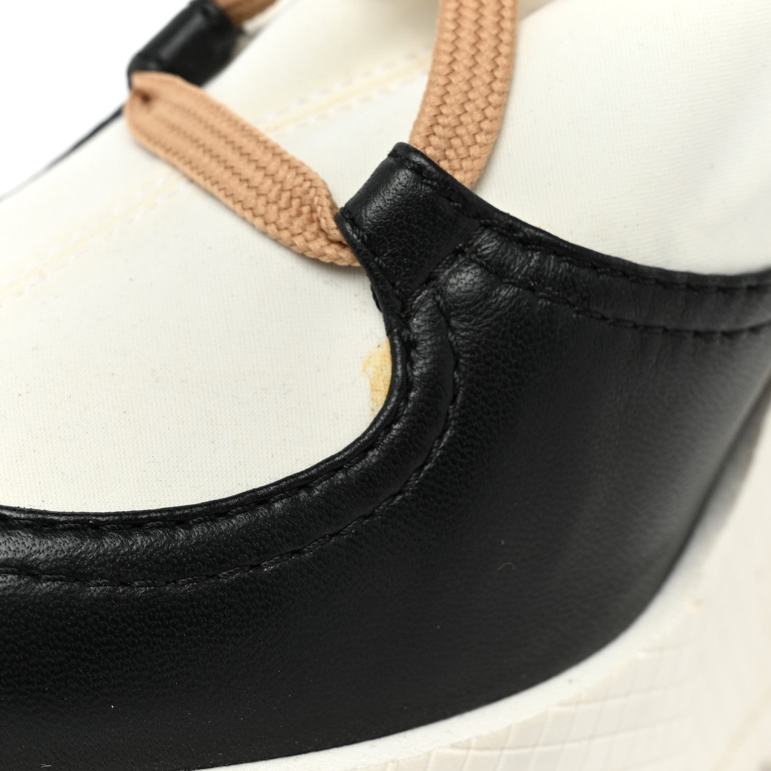 Chanel Patent Calfskin Runway Wedge Short Platform Boots 36.5 Black White Beige 9 of 11