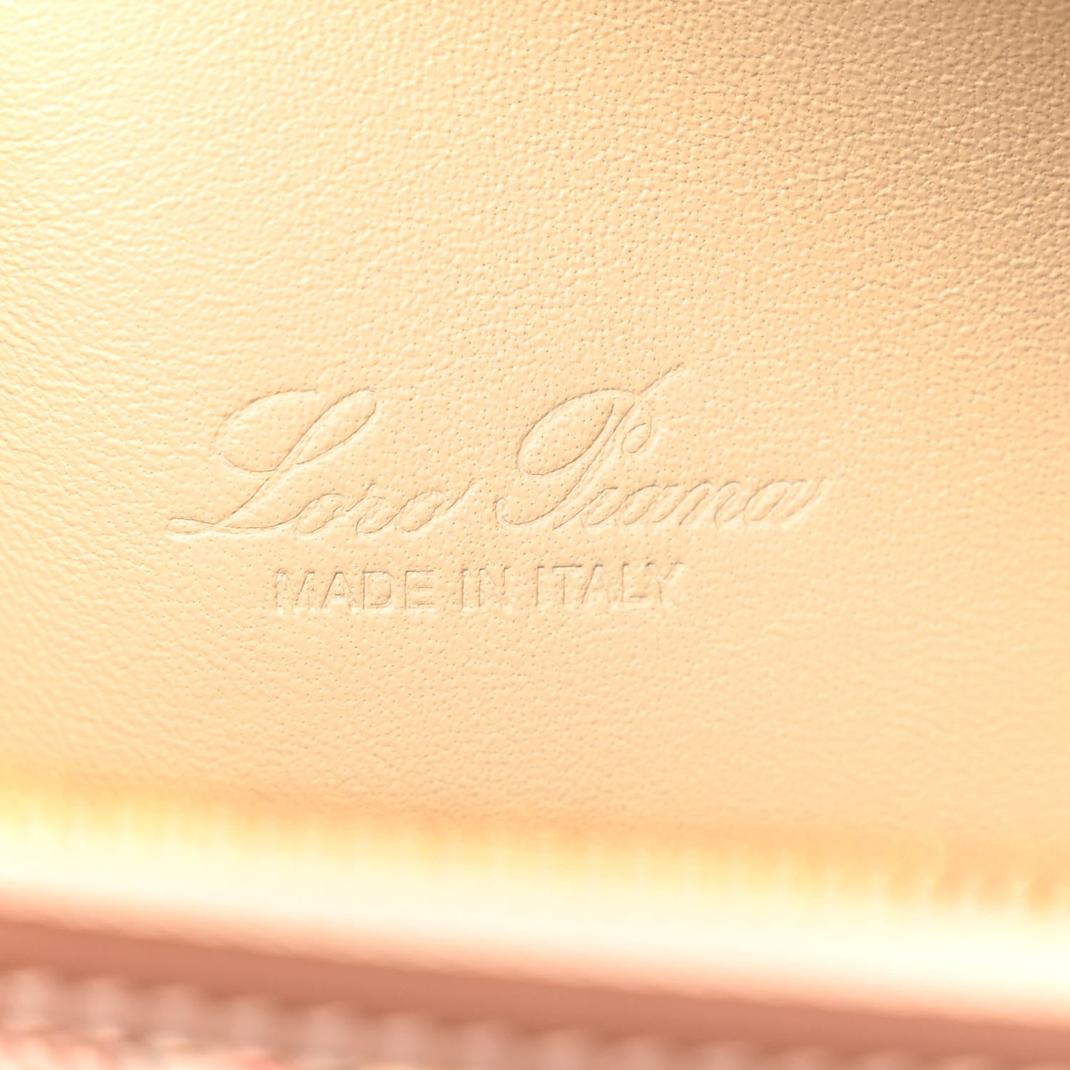 Loro Piana Cotton Canvas L19 Extra Pocket Pouch LP Record Caramel Sugar 6 of 9