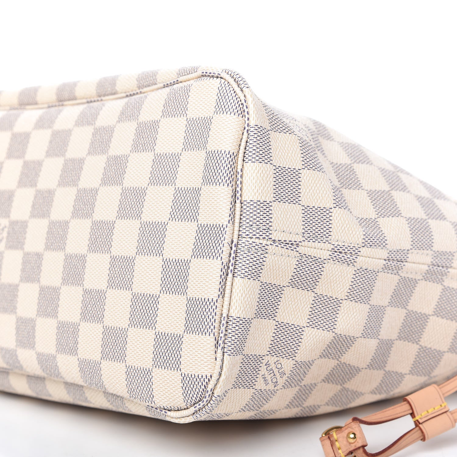 Louis Vuitton Damier Azur Neo Neverfull MM Rose Ballerine 7 of 11