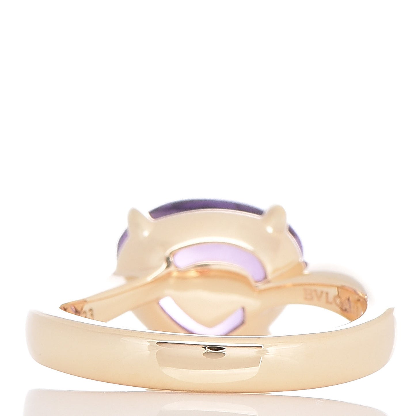 18K Yellow Gold Amethyst Sassy Ring 53 6.5