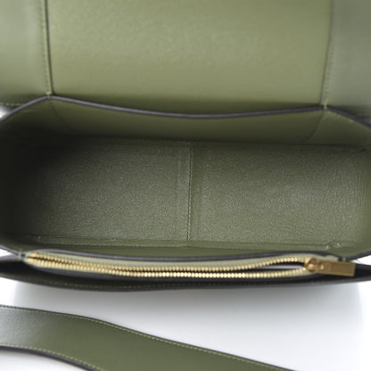 Celine Shiny Smooth Calfskin Medium Frame Shoulder Bag Olive Pastel Green 5 of 16