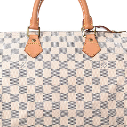 Louis Vuitton Damier Azur Speedy 30 7 of 9