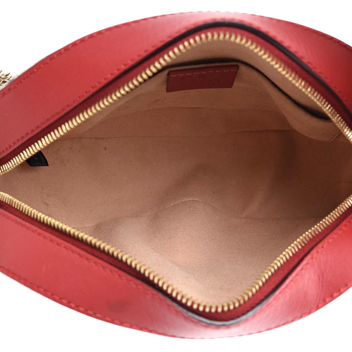 GG Supreme Monogram Blooms Mini Chain Shoulder Bag Beige Blue Navy Hibiscus Red