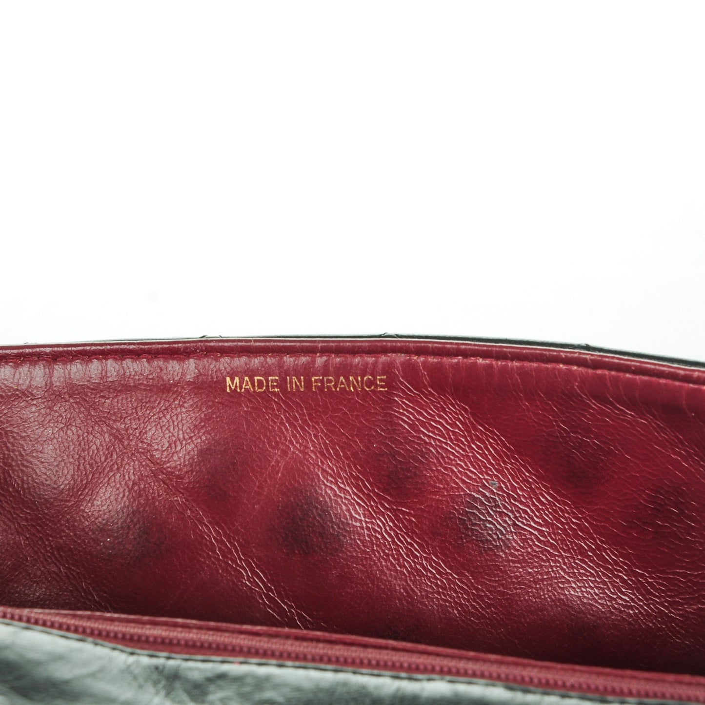 Lambskin Quilted Small Single Flap Black