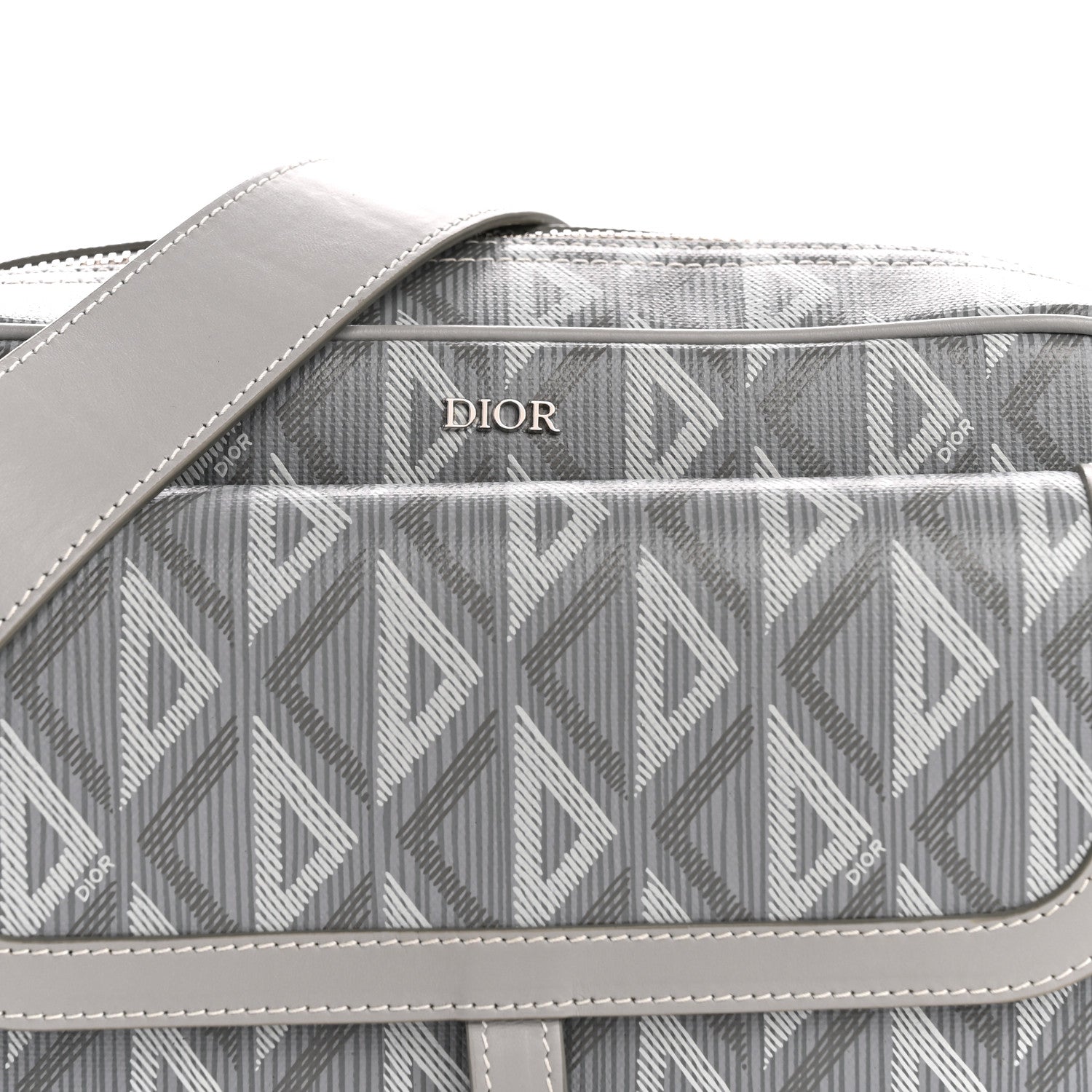 Christian Dior Coated Canvas CD Diamond Hit The Road Messenger