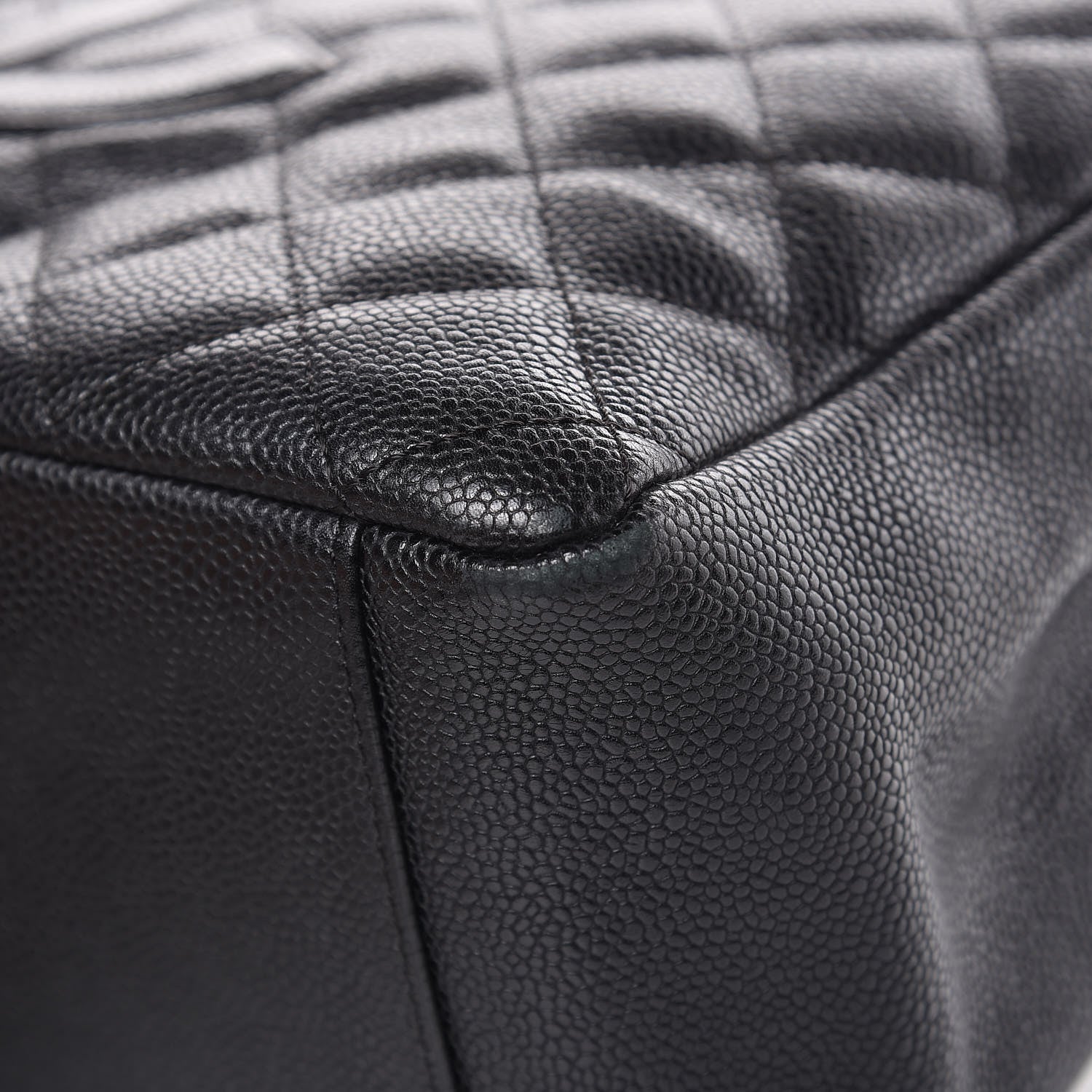 Chanel Caviar Quilted Grand Shopping Tote GST Black 10 of 17