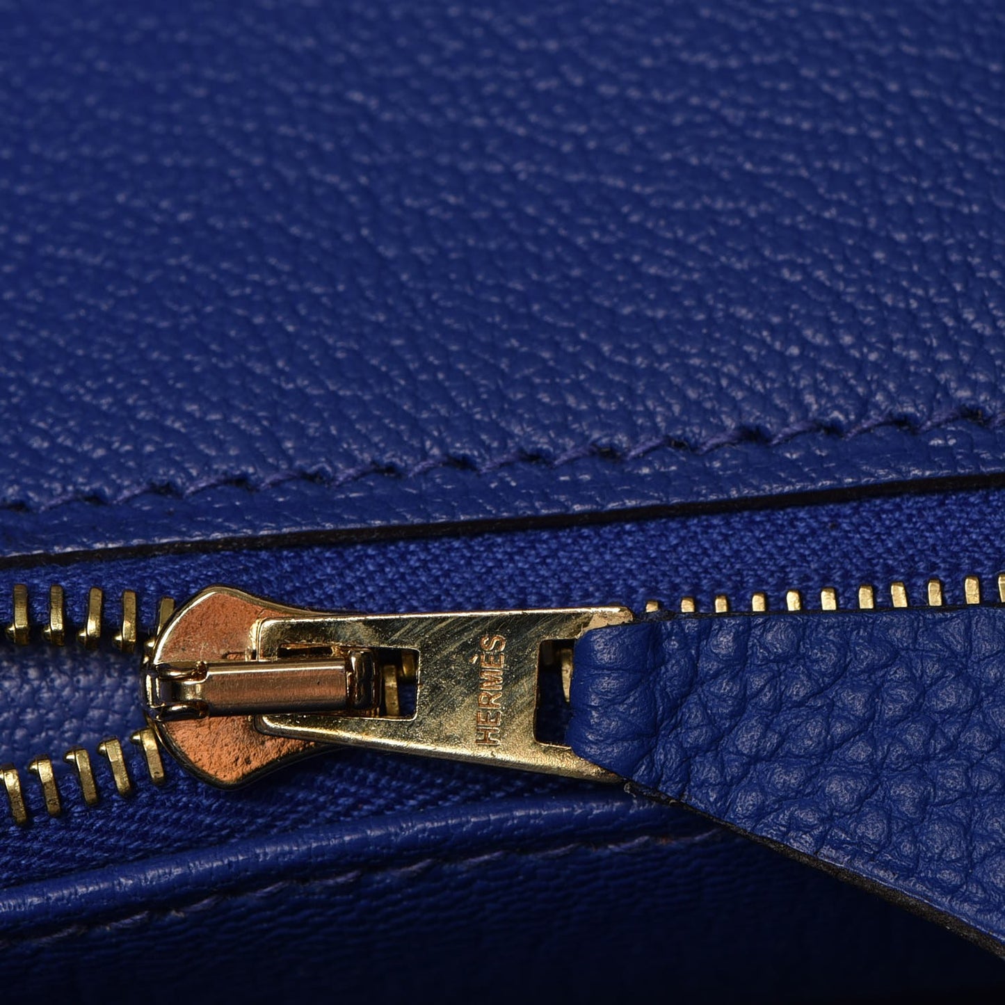 Togo Birkin 30 Bleu Electrique