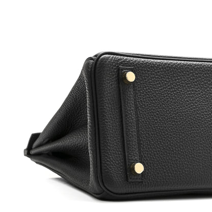 Hermes Togo Birkin 25 Black 9 of 11