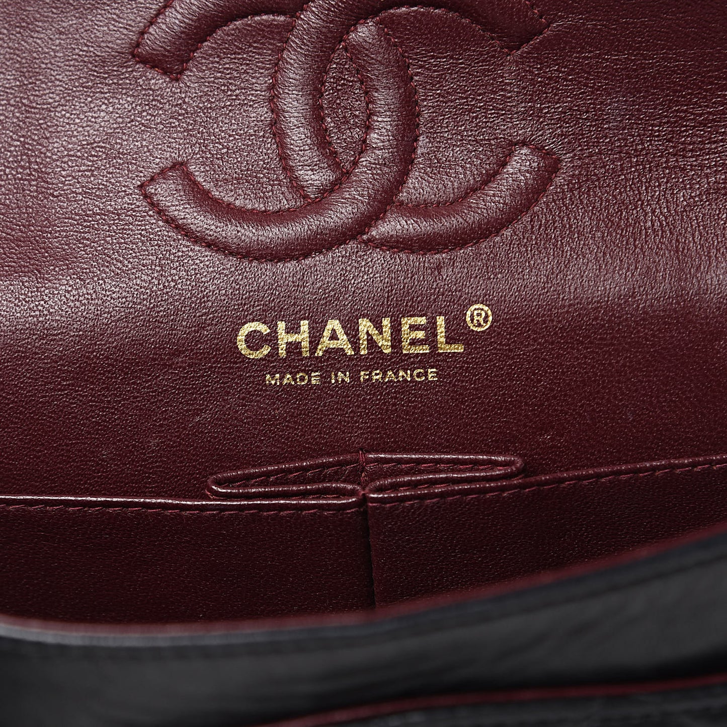 Lambskin Quilted Small Double Flap Black