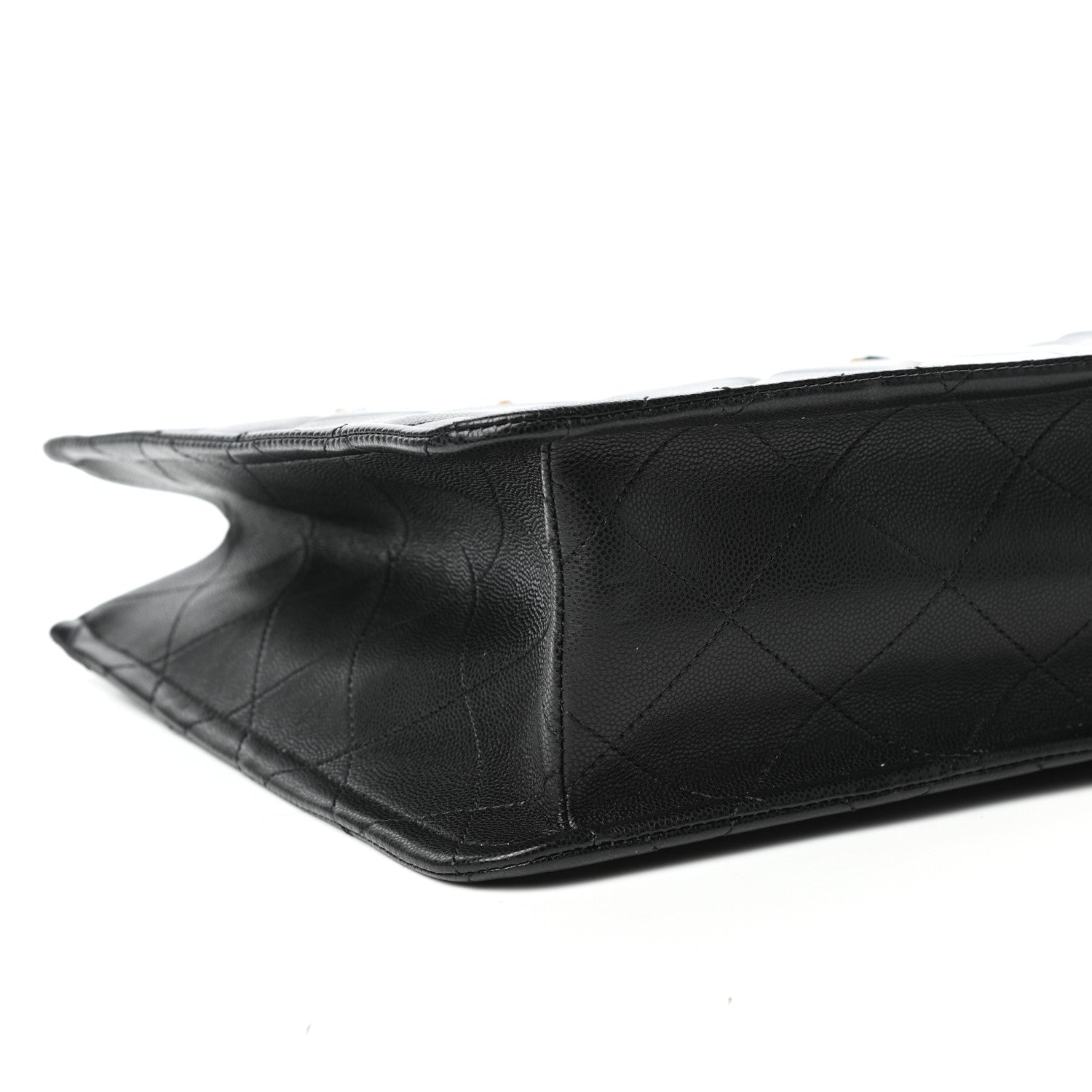 Chanel Caviar Quilted Sweet Classic Shopping Tote Black 8 of 9