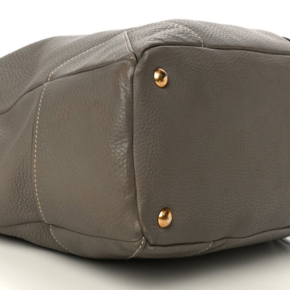 Prada Vitello Daino Hobo Argilla 8 of 11