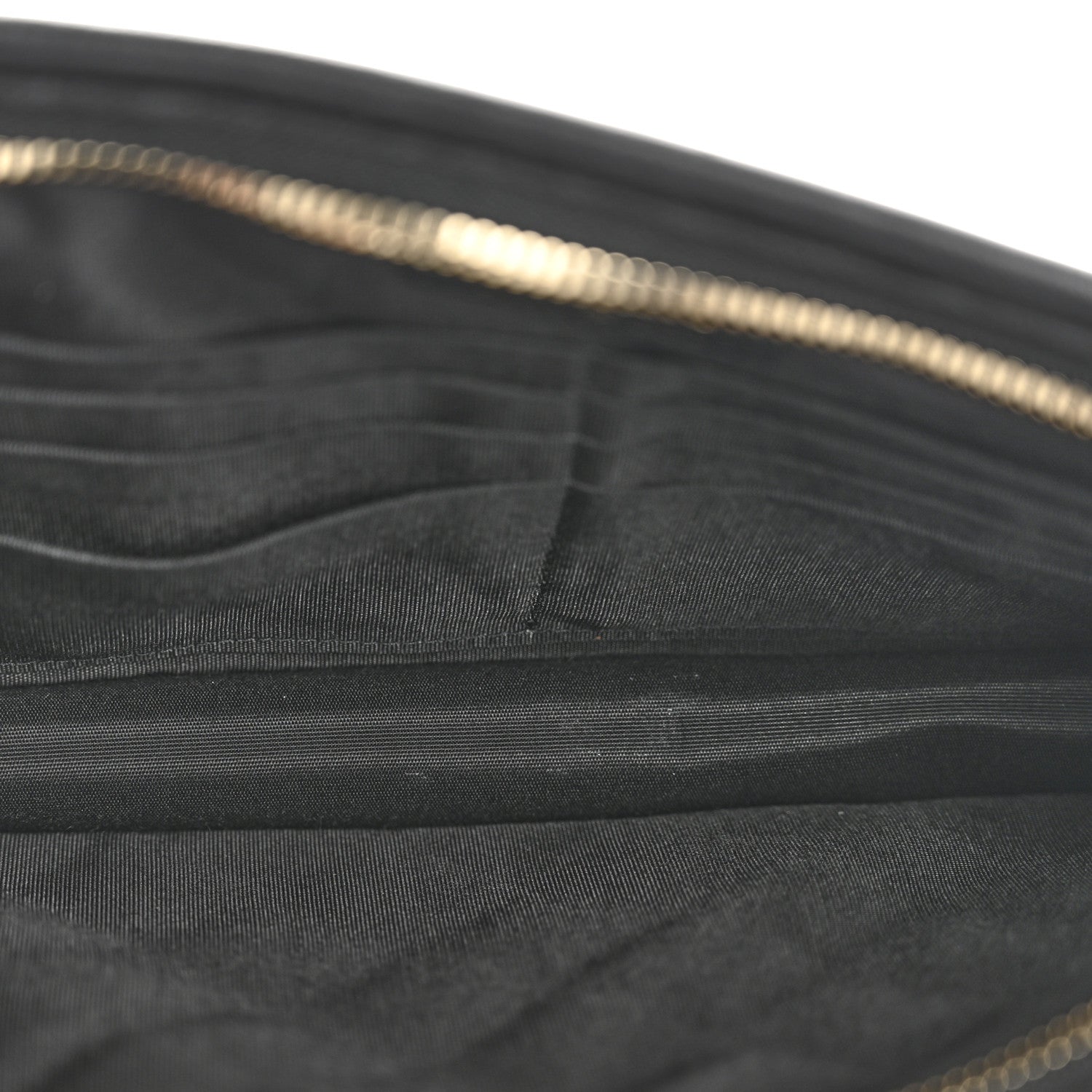 Chanel Tweed PVC Lambskin Wristlet Pouch Black 5 of 13