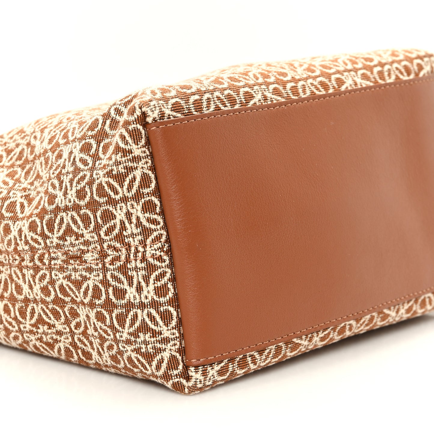 Jacquard Anagram Calfskin Small Cubi Bag Tan Pecan