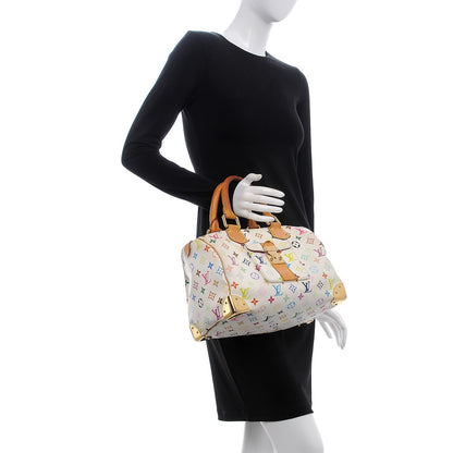 Louis Vuitton Monogram Multicolor Speedy 30 White 2 of 10