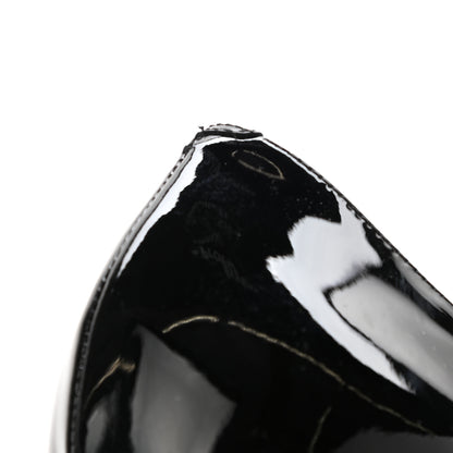 Fendi Patent Block Heel Pumps 41 Black 8 of 9