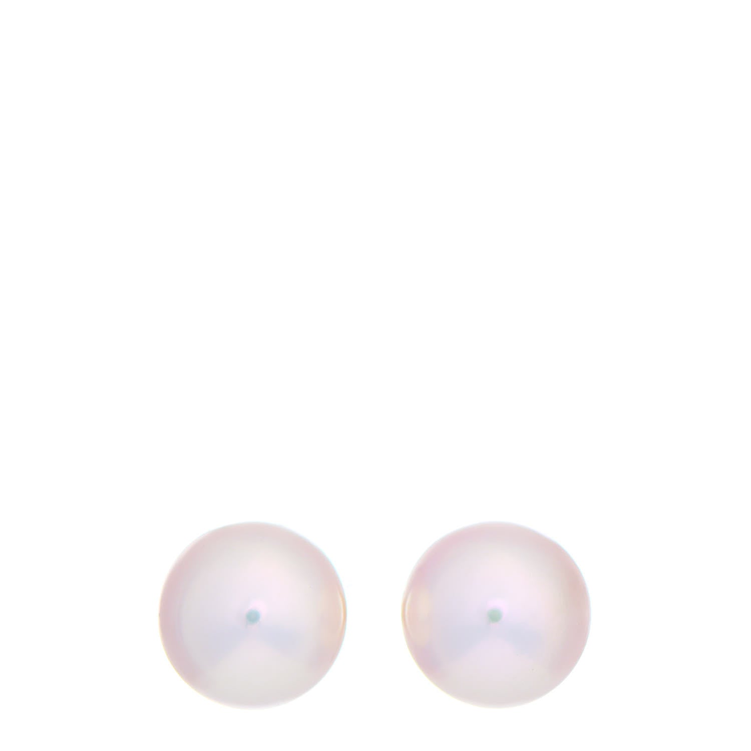 Mikimoto 18K Yellow Gold Akoya Pearl 7-7.5mm Stud Earrings 1 of 5