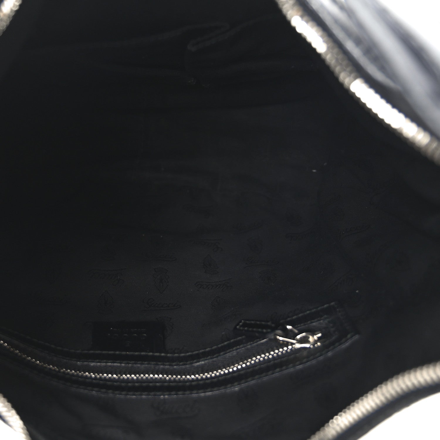 Gucci Monogram Medium GG Twins Hobo Black 5 of 10