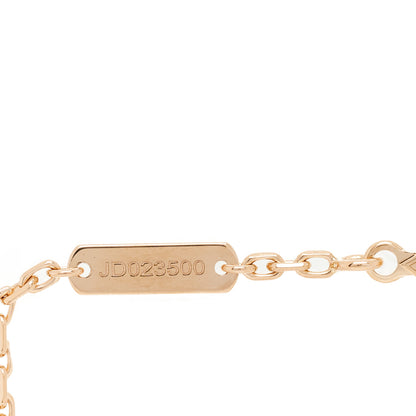Van Cleef & Arpels 18K Rose Gold Carnelian Onyx Lucky Spring Closed Wing Ladybug Bracelet 4 of 6
