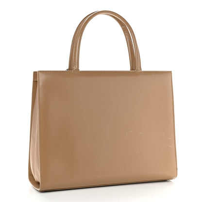 Christian Dior Glazed Calfskin Nylon Lady Dior Tote Beige 3 of 14
