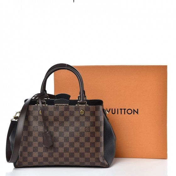 Damier Ebene Cuir Taurillon Brittany Black