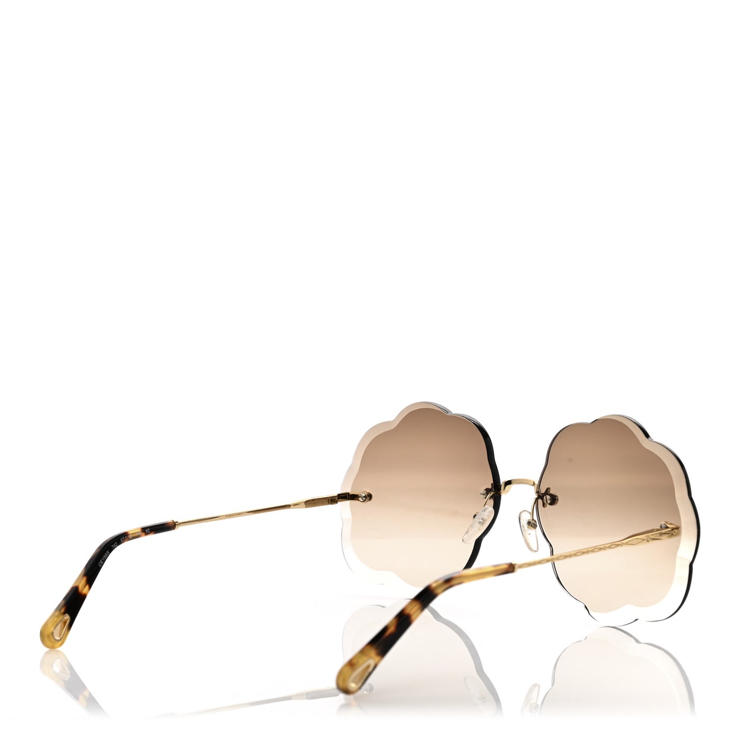 Flower Round Sunglasses CE156S in Brown
