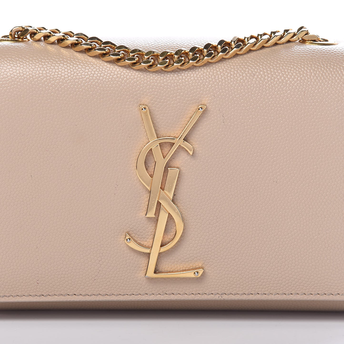 Grain De Poudre Small Monogram Kate Satchel Nude Powder