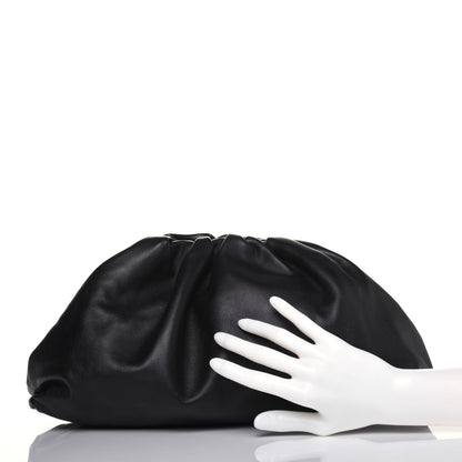 Bottega Veneta Smooth Butter Calf The Pouch Oversized Clutch Black 2 of 11