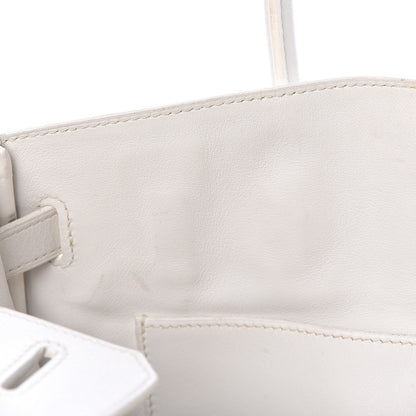 Hermes Swift Birkin 30 White 20 of 51